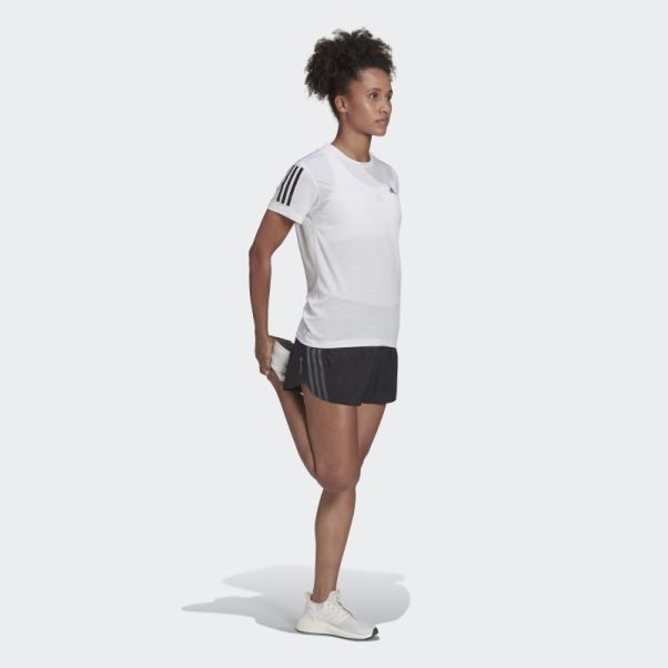 Short De Running Adidas Run Icon 3 Bandes Noir