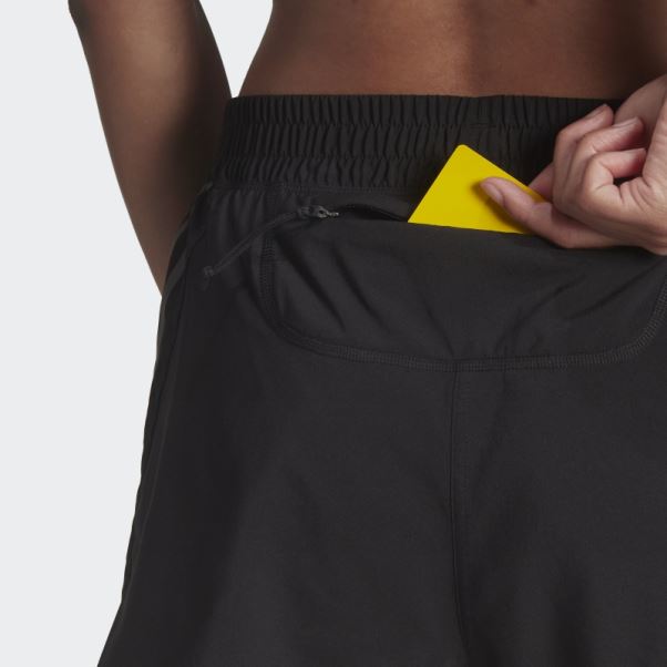 Short De Running Adidas Run Icon 3 Bandes Noir