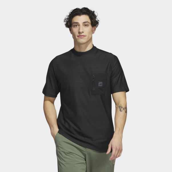 Adicross Poche Polo De Golf Adidas Noir