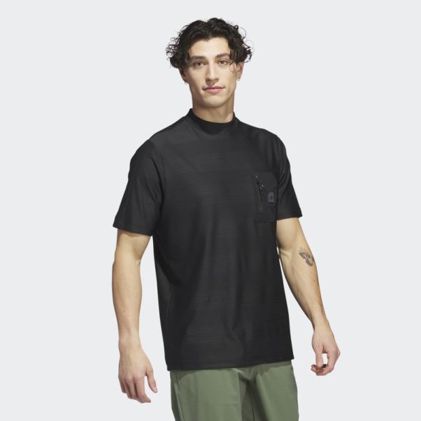 Adicross Poche Polo De Golf Adidas Noir
