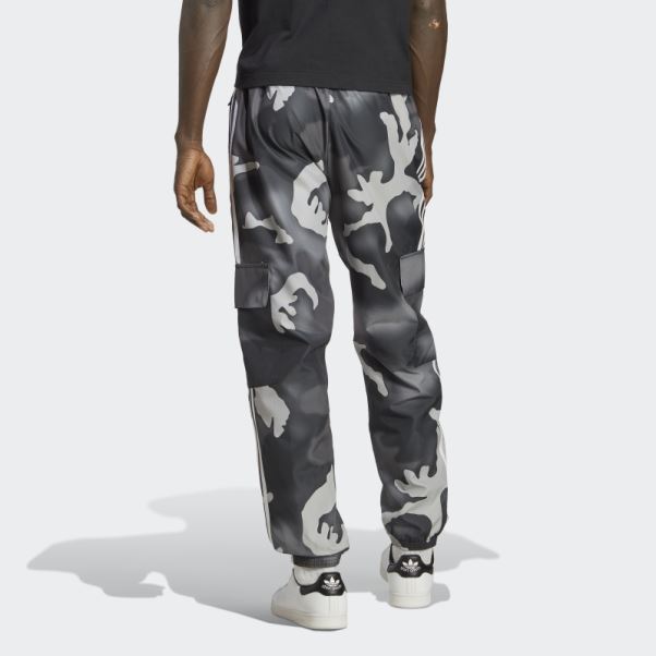 Adidas Pantalon Cargo Camouflage Graphique Noir