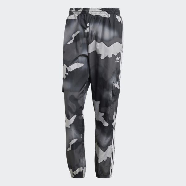 Adidas Pantalon Cargo Camouflage Graphique Noir