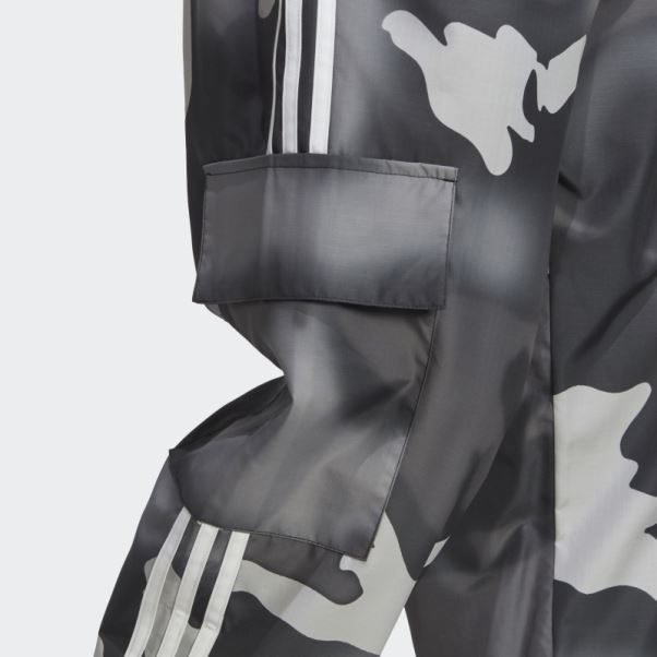 Adidas Pantalon Cargo Camouflage Graphique Noir