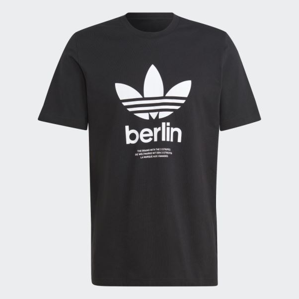T-shirt Icone Berlin City Originals Noir Adidas