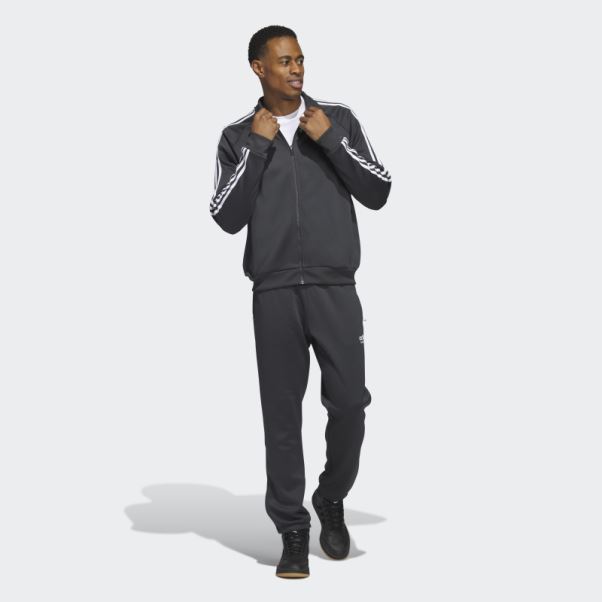 Veste De Basketball Adidas Mode Carbone