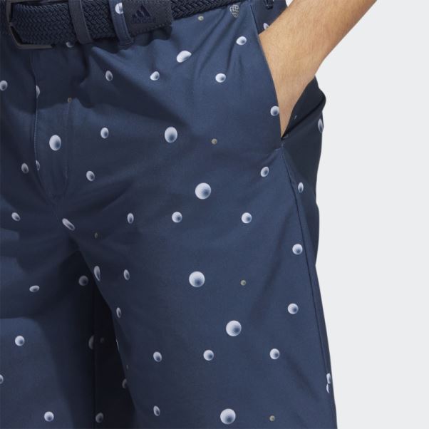 Adidas Ultimate365 Allover Print 9-inch Shorts Bleu Marine