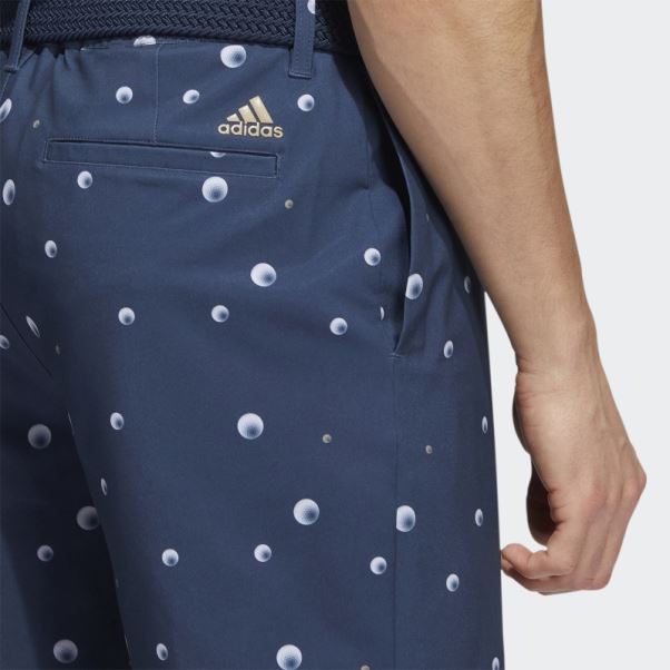 Adidas Ultimate365 Allover Print 9-inch Shorts Bleu Marine