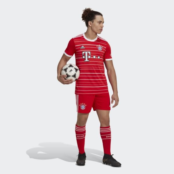 Short Adidas Fc Bayern 22/23 Domicile Rouge