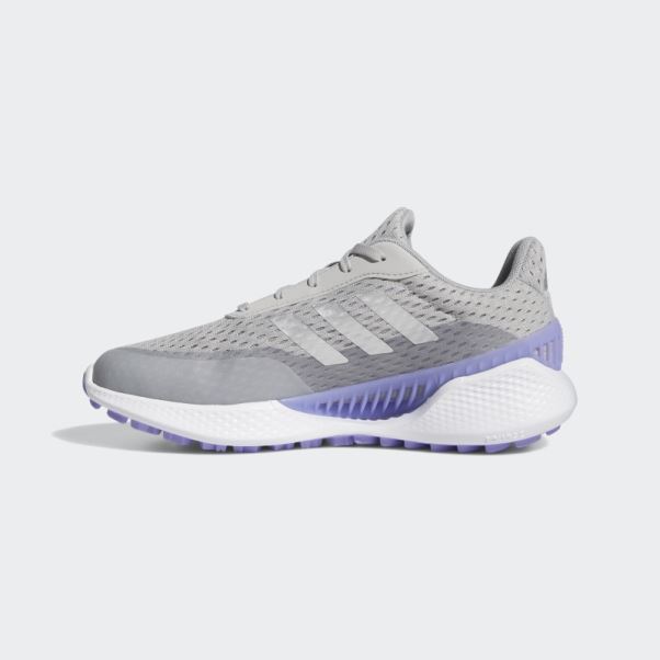 Adidas Chaussures De Golf Summervent Sans Crampons Pour Femmes Gris