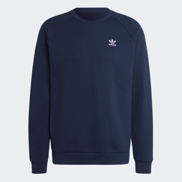Sweat Ras Du Cou Trèfle Essentials Night Indigo Adidas