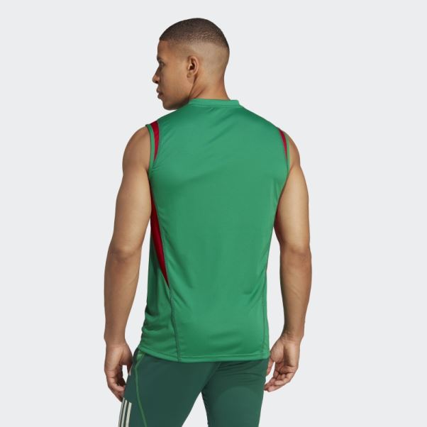 Mexico Tiro 23 Maillot D'entrainement Sans Manches Adidas Vert