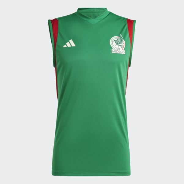 Mexico Tiro 23 Maillot D'entrainement Sans Manches Adidas Vert