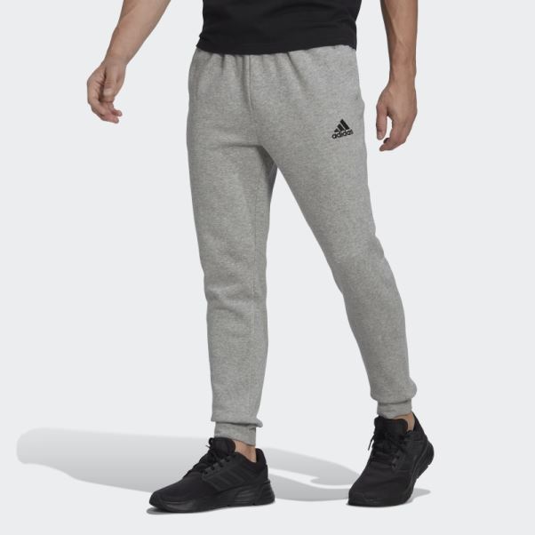 Pantalon Fuselé Regular Gris Adidas Essentials Fleece