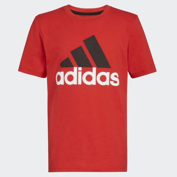 écarlate Adidas Ss Tee Deux Tons Bos