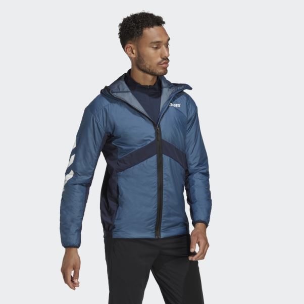 Veste De Ski De Randonnée Isolation Hybride Terrex Skyclimb Gore Acier Adidas