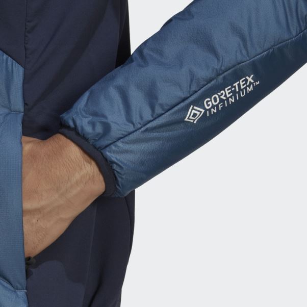Veste De Ski De Randonnée Isolation Hybride Terrex Skyclimb Gore Acier Adidas