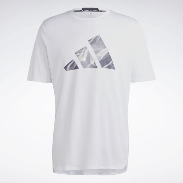 Adidas T-shirt D'entraînement Conçu Pour Le Mouvement Hiit Blanc