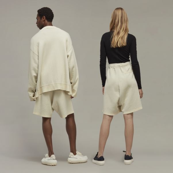 Adidas Y-3 Short En Maille à Logo