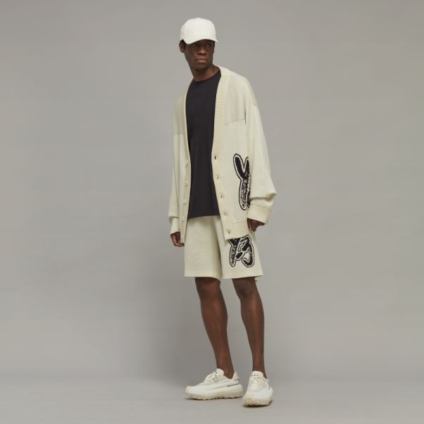 Adidas Y-3 Short En Maille à Logo