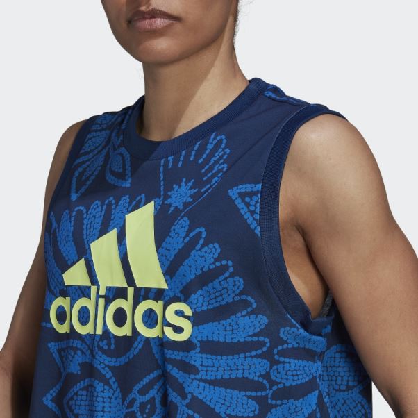 Mystery Blue Farm Rio Débardeur Adidas