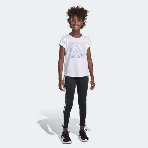 T-shirt Blanc Adidas