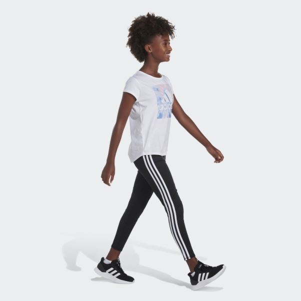 T-shirt Blanc Adidas
