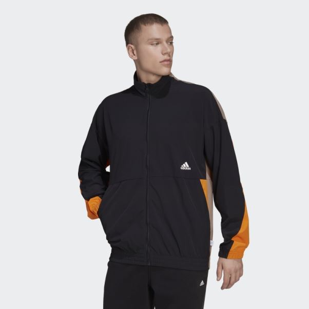 Trvl Ventilation Track Top Adidas Noir