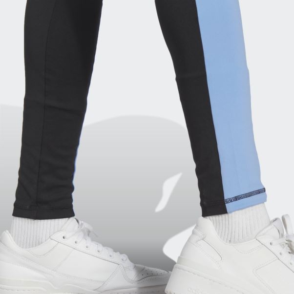 Leggings à Empiècement Latéral Adidas Noir