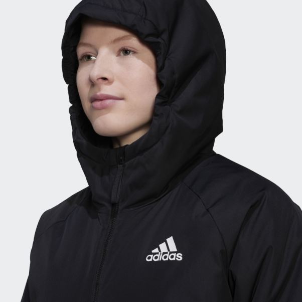 Veste à Capuche Adidas Back To Sport Noire