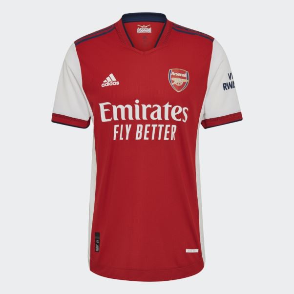 Maillot Arsenal Domicile Authentique 21/22 Blanc Adidas