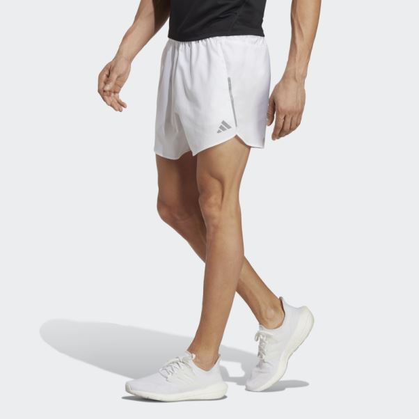 Blanc Conçu Pour Le Running Short Technique Adidas