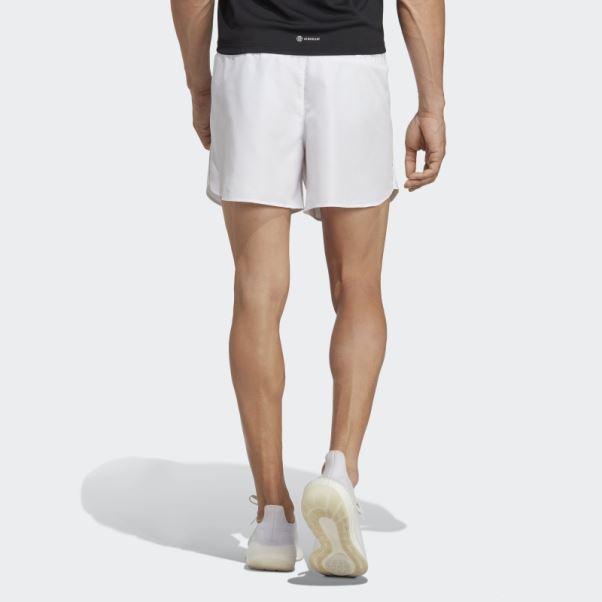 Blanc Conçu Pour Le Running Short Technique Adidas