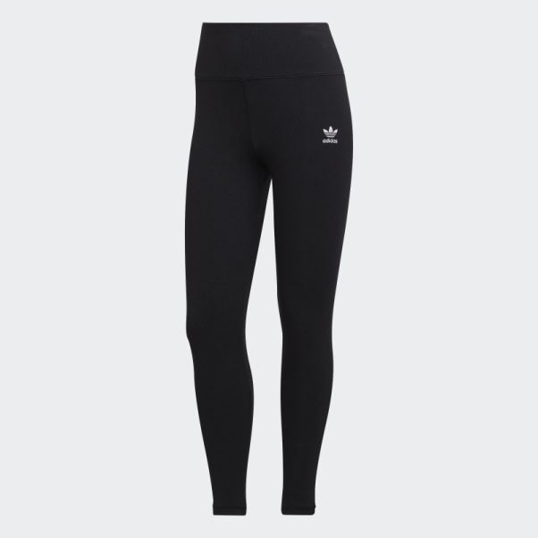 Adicolor Essentials+ Legging Côtelé Longueur 7/8 Noir Adidas