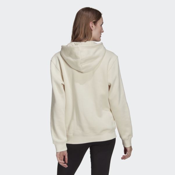 Sweat à Capuche Polaire Adicolor Essentials Blanc Adidas