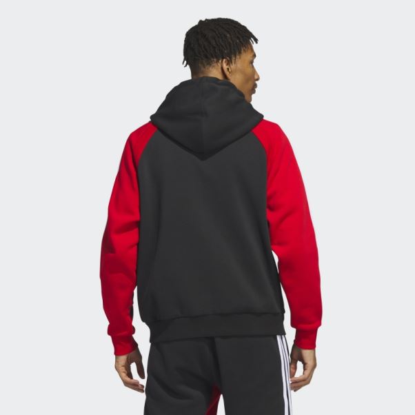 Adidas Veste De Survêtement à Capuche Polaire Sst Noire