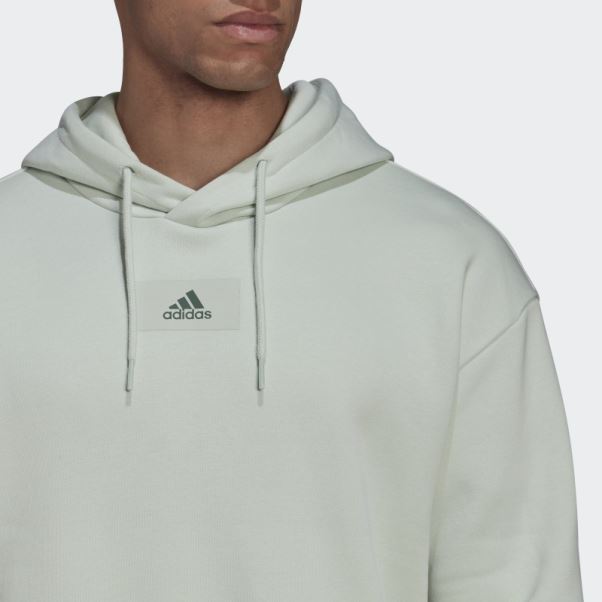 Sweat à Capuche En Molleton De Coton Essentials Feelvivid Vert Adidas