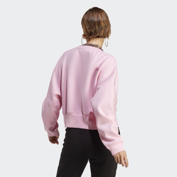 Sweat Adicolor Essentials Crew Adidas True Pink