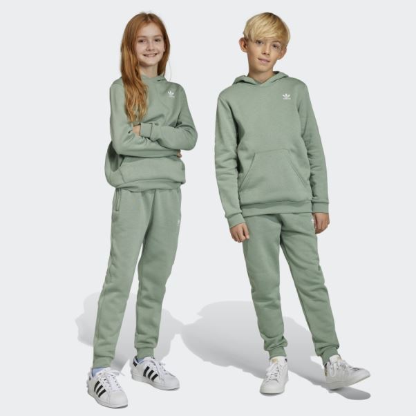 Pantalon Adicolor Vert Argent Adidas