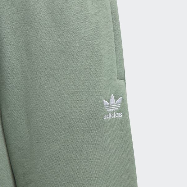 Pantalon Adicolor Vert Argent Adidas