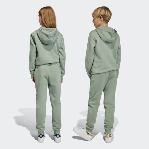 Adidas Jogging Adicolor Vert Argent