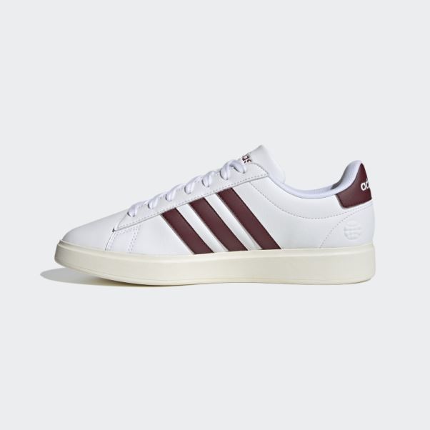 Adidas Grand Court Cloudfoam Confort Chaussures Blanc