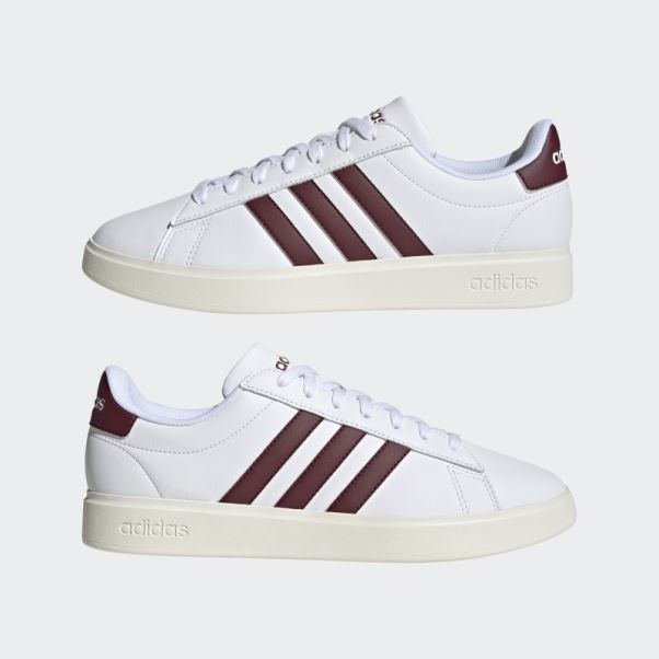 Adidas Grand Court Cloudfoam Confort Chaussures Blanc