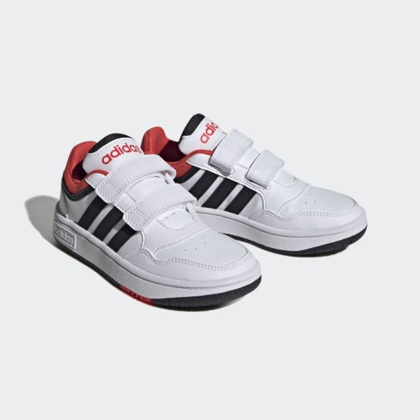 Baskets Blanches Hoops Lifestyle Basket Adidas