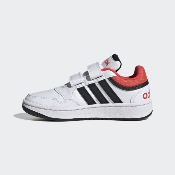 Baskets Blanches Hoops Lifestyle Basket Adidas