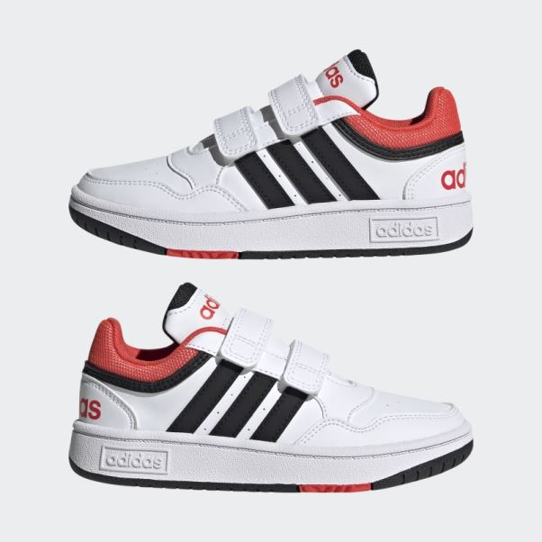Baskets Blanches Hoops Lifestyle Basket Adidas