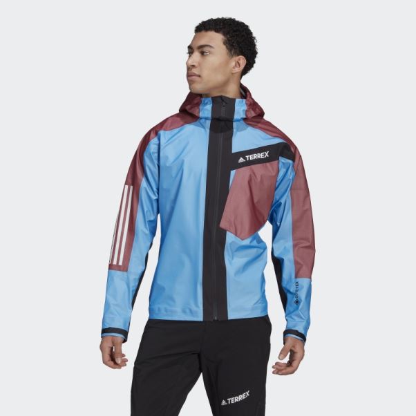 Veste Adidas Shock Blue Techrock Light Gore-tex