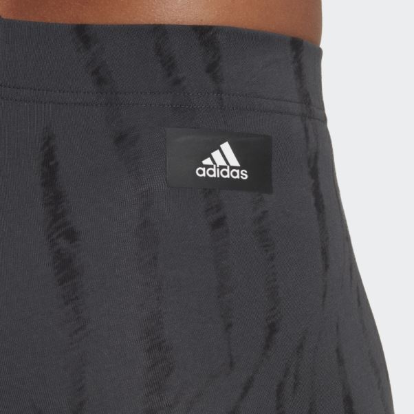 Adidas Future Icons Legging Imprimé Animal Carbone