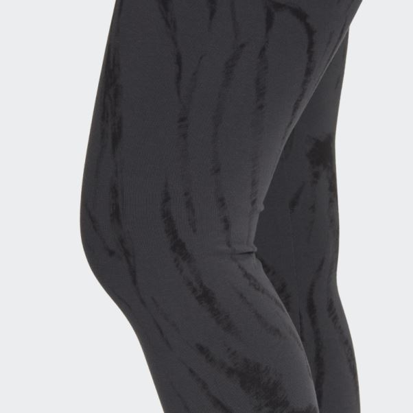 Adidas Future Icons Legging Imprimé Animal Carbone