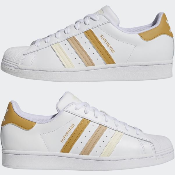 Adidas Superstar Beige Doré