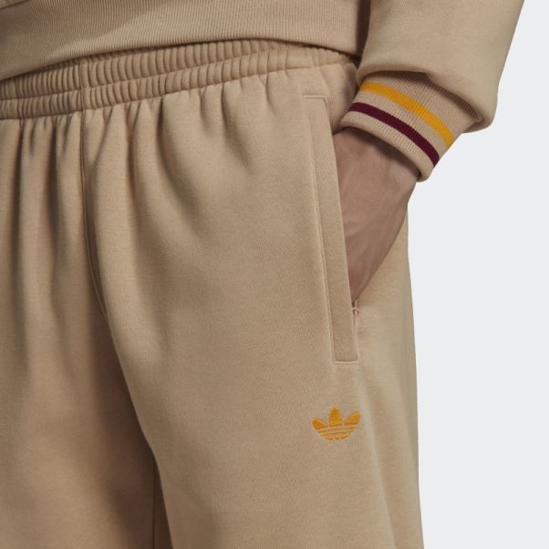 Adidas Pantalon De Survêtement Beige Varsity